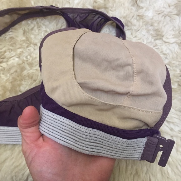 LULULEMON mauve mesh back XS sports bra - Picture 5 of 6